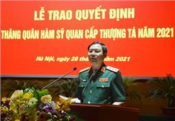 Các sĩ quan cao cấp của Bộ Tổng Tham mưu phải tiếp tục phấn đấu, hoàn thành tốt nhiệm vụ